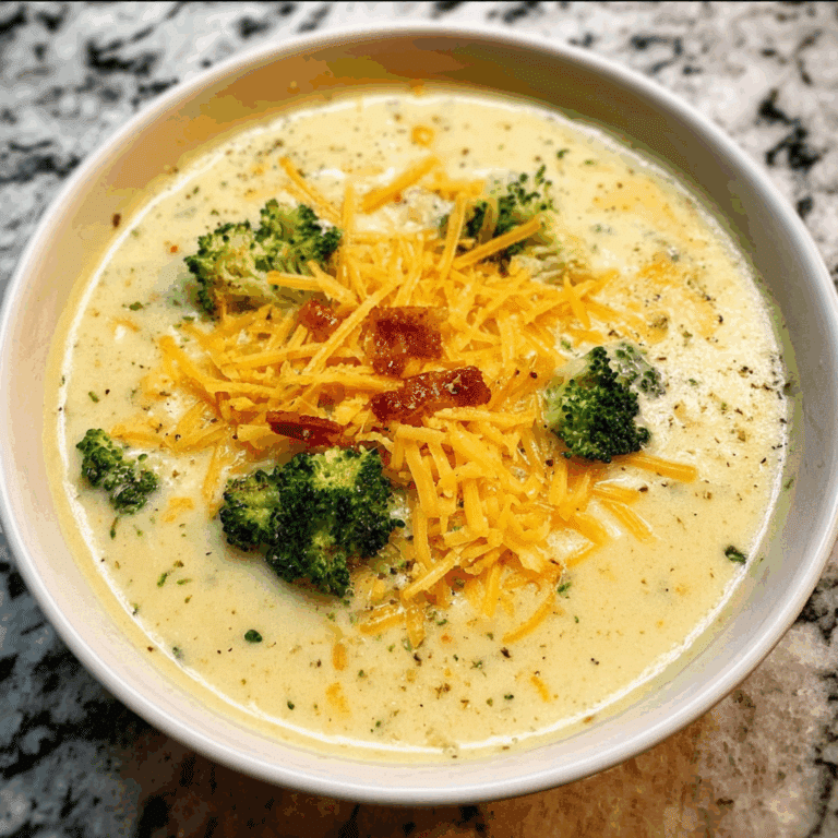 Crockpot Potato Broccoli Cheddar Soup