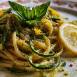 Lemon Basil Zucchini Pasta