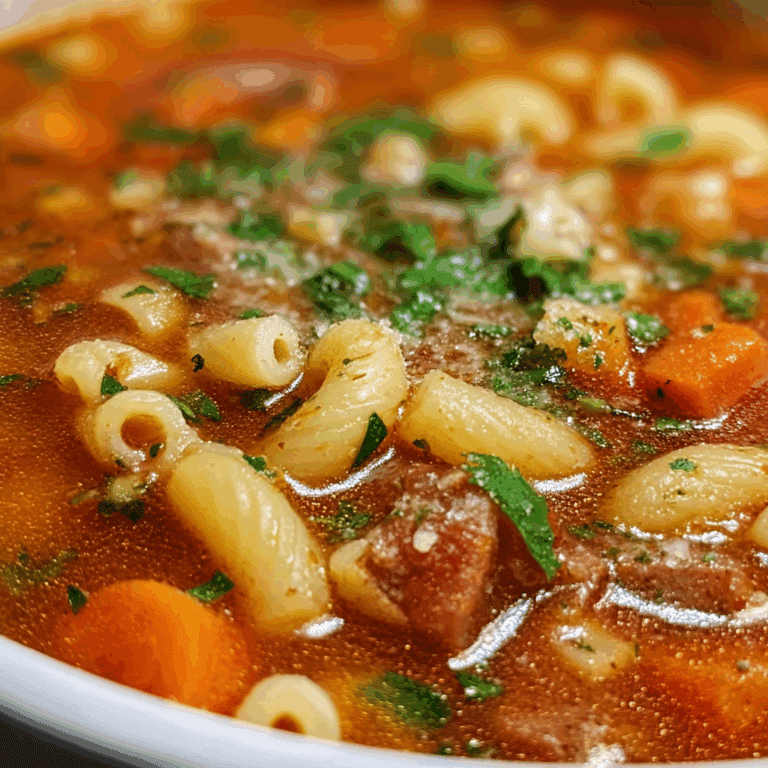 Olive Garden Pasta E Fagioli Soup in a Crock-Pot