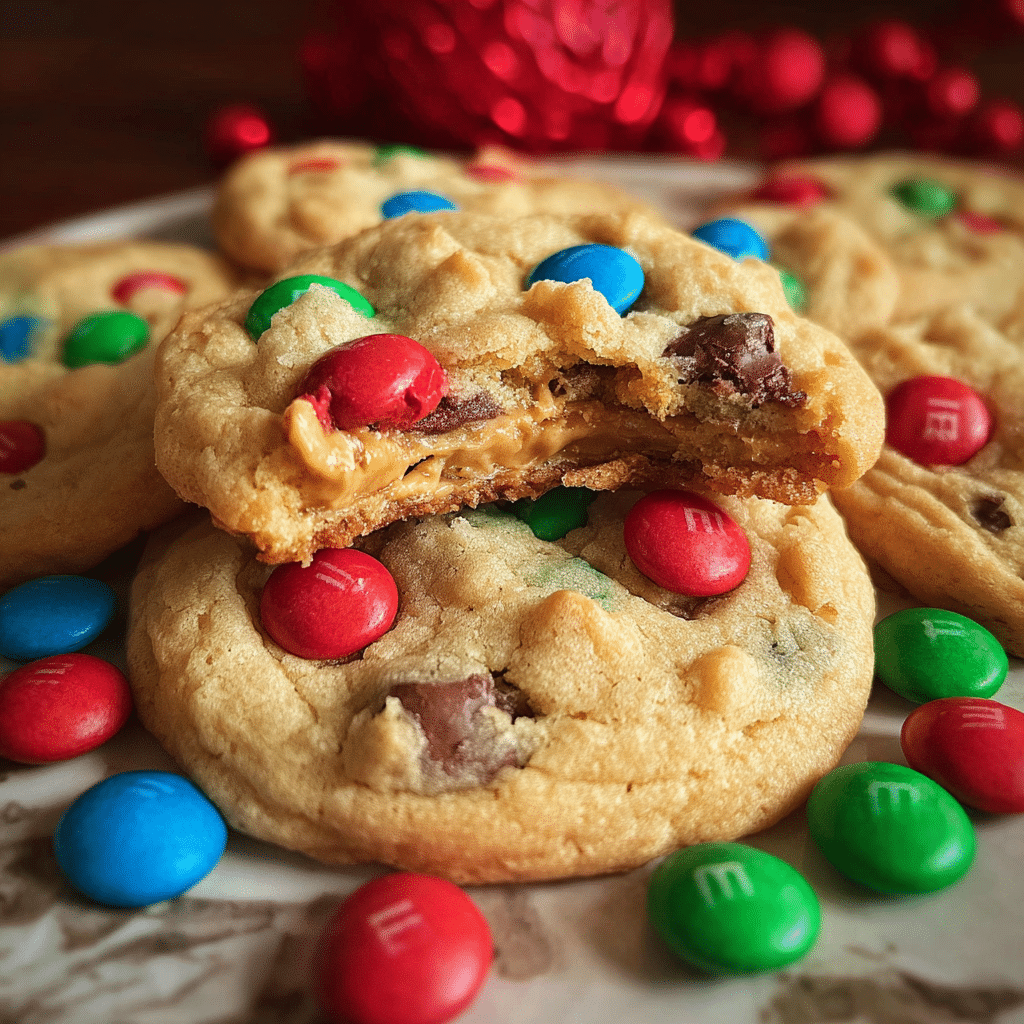 Peanut Butter M&M Cookies