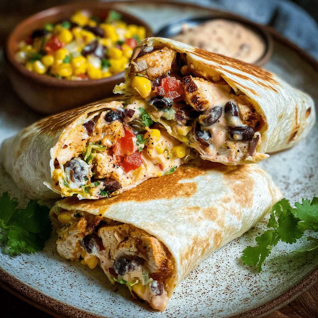 Southwestern Chicken Wrap