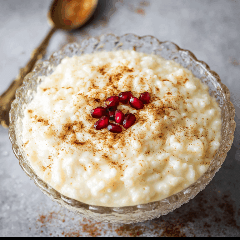 Yummy Creamy Rice Pudding