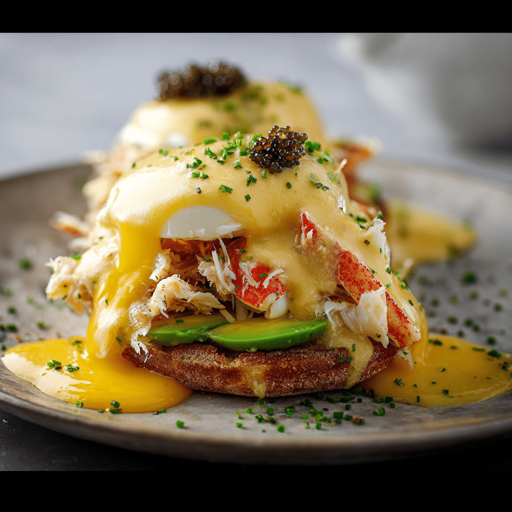 Crab & Avocado Eggs Benedict