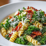 Kale Caesar Pasta Salad