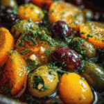 Marinated Olives with Orange & Garlic