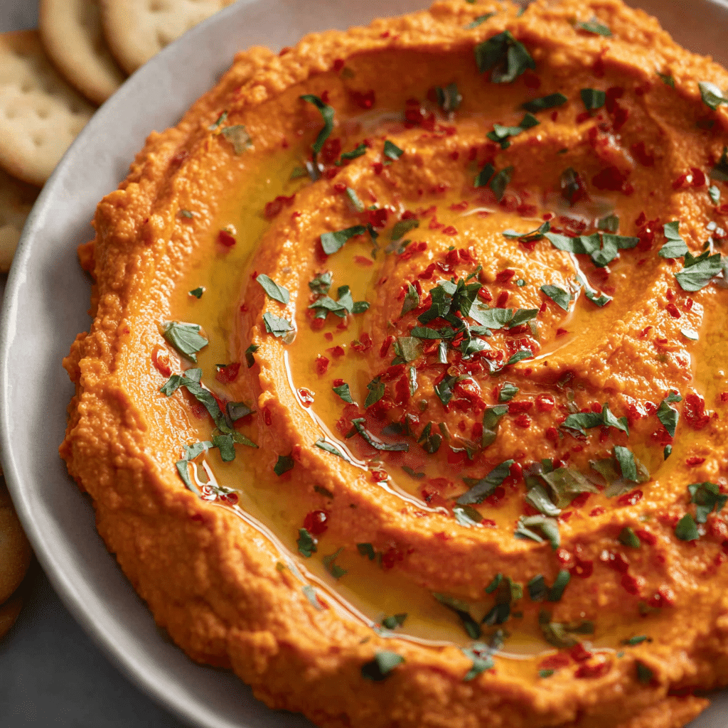 Roasted Red Pepper Hummus