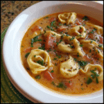 Slow Cooker Tortellini Soup