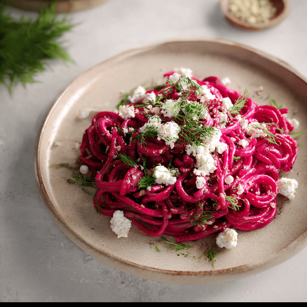Beetroot & Feta Pasta