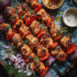 Big Barbecue Chicken Kebab