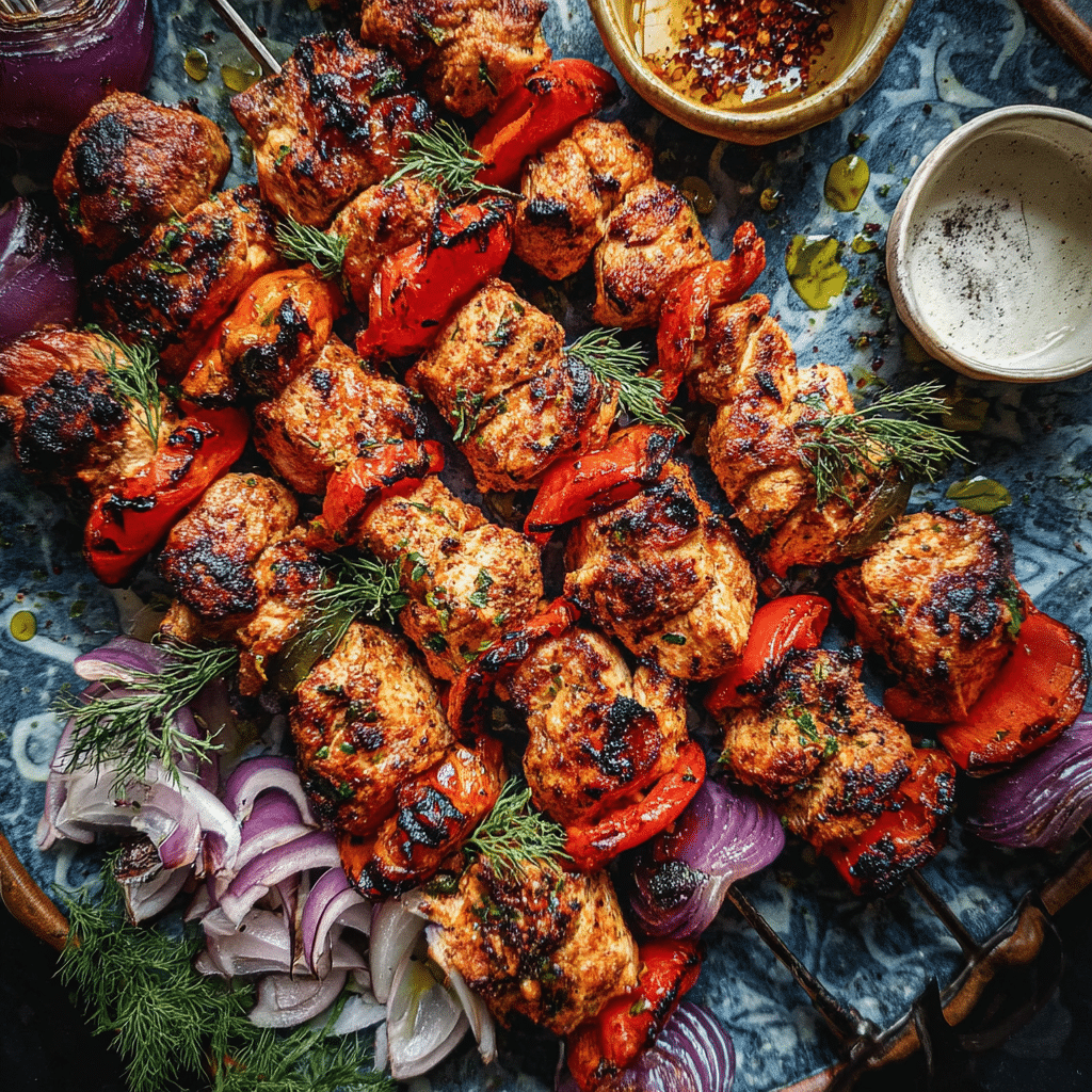 Big Barbecue Chicken Kebab