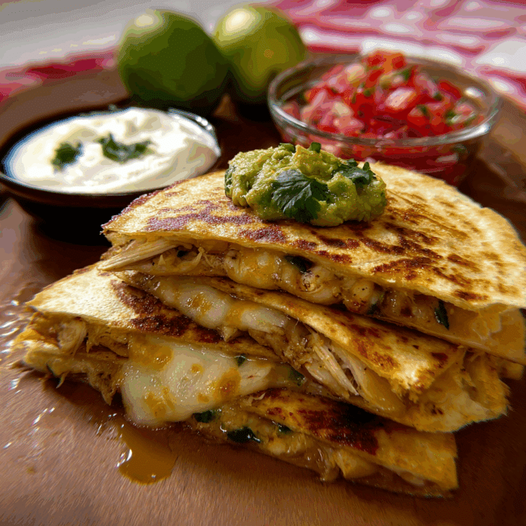 Chicken Verde Quesadillas