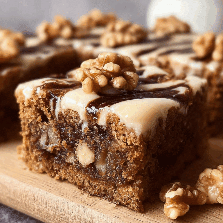 Date and Walnut Traybake Cake