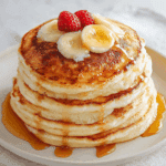 Eggless Light and Fluffy Pancakes