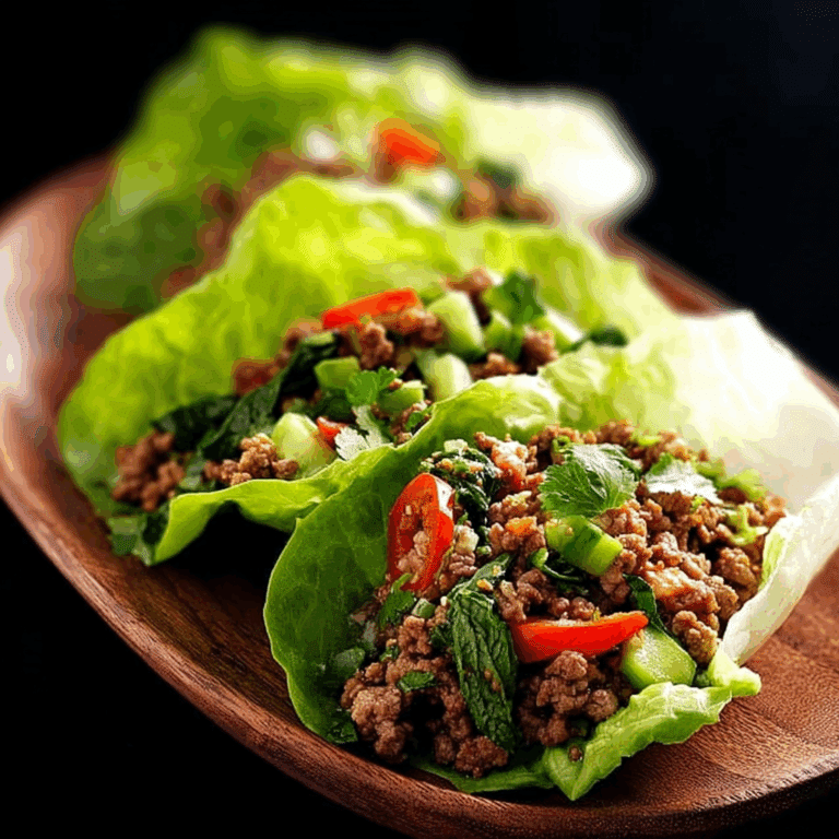 Beef Lettuce Wraps