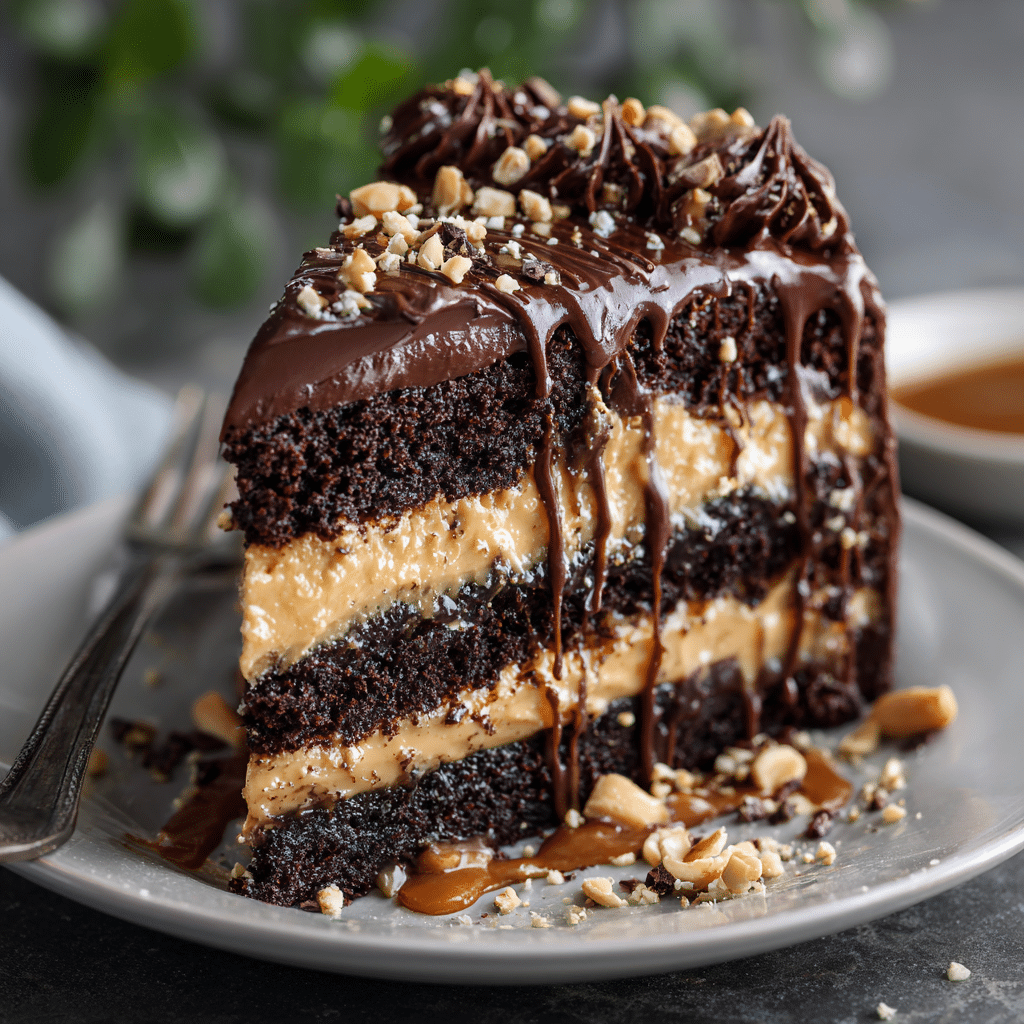 Chocolate Peanut Butter Cake