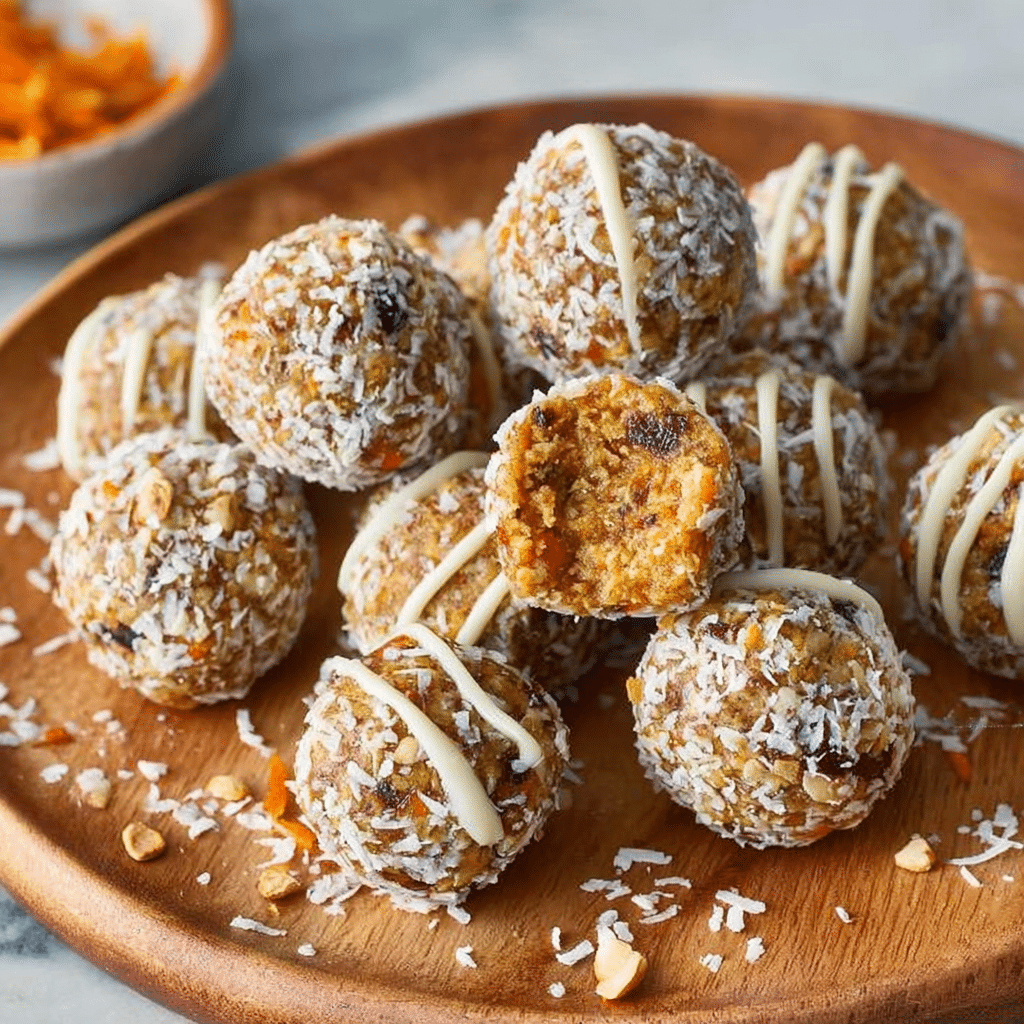 Flourless Carrot Cake Balls