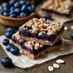 No Bake Blueberry Oat Bars