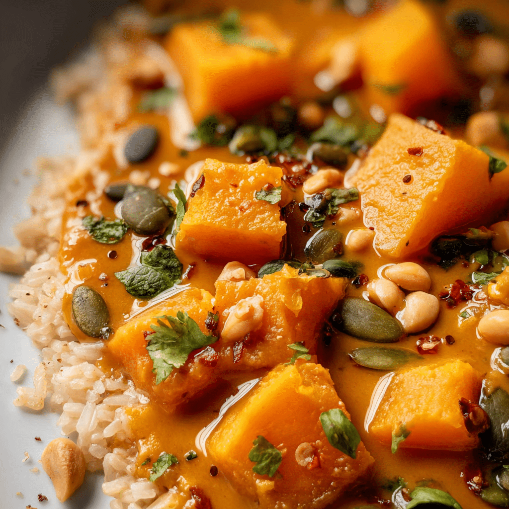 Peanut Butter Squash Curry