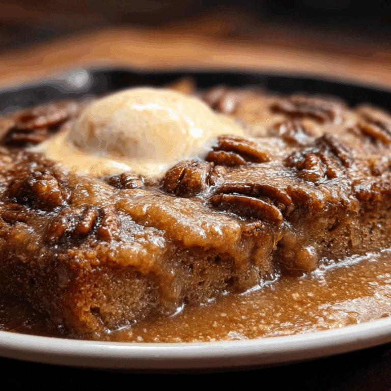 Sticky Banana, Date & Pecan Skillet Pudding